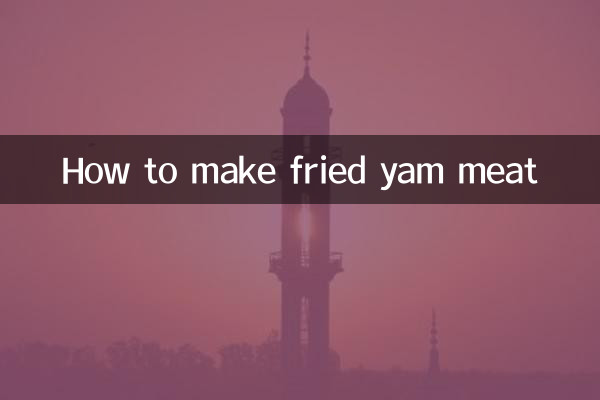 Cómo hacer carne de ñam frita
