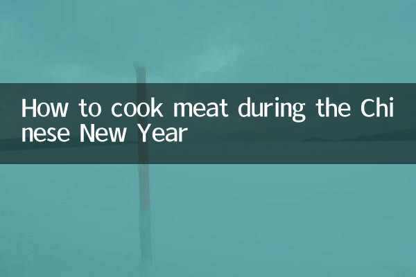 Cómo cocinar carne durante el año nuevo chino