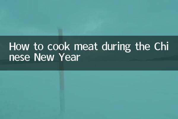 Come cucinare carne durante il nuovo anno cinese