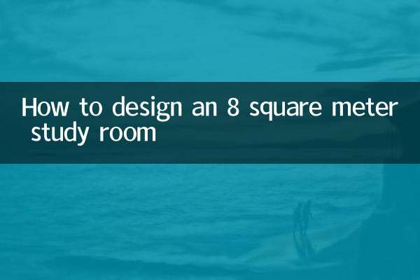 So gestalten Sie ein 8 Quadratmeter großes Arbeitszimmer