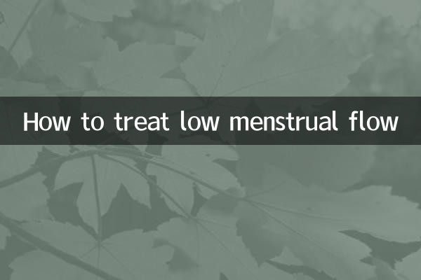 Cómo tratar el flujo menstrual bajo
