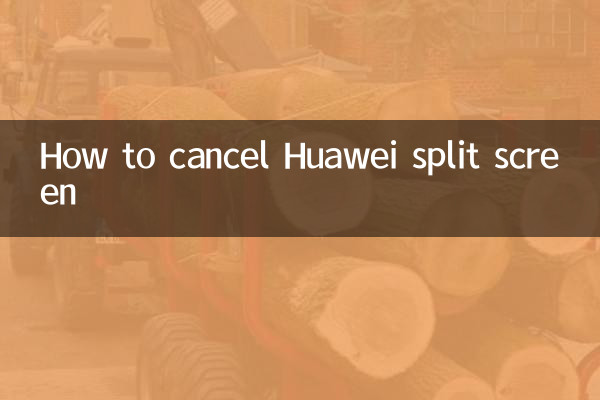 Como cancelar a tela dividida da Huawei