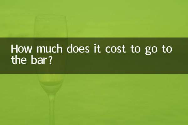 ¿Cuánto cuesta ir al bar?