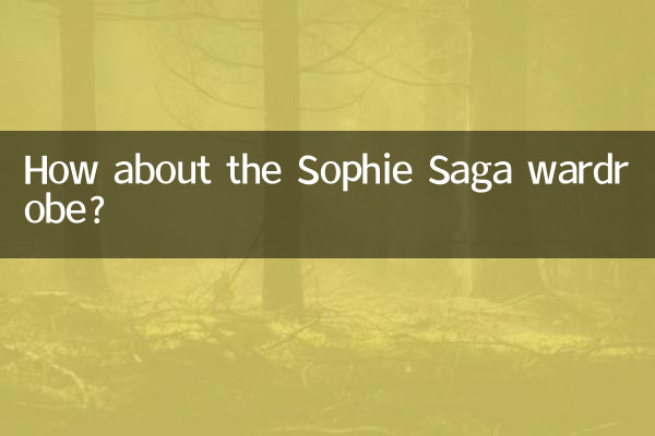 Che ne dici del guardaroba di Sophie Saga?