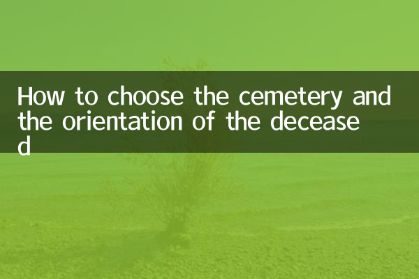 Como escolher o cemitério e a orientação do falecido