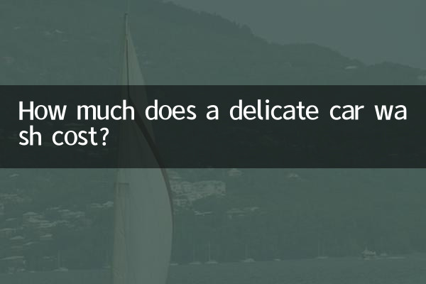 精细洗车多少钱