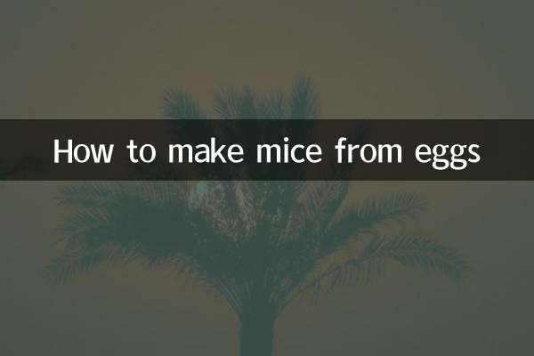 انڈوں سے چوہے کیسے بنائیں