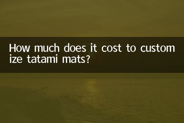 Quanto costa personalizzare i tatami?