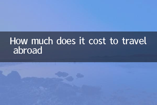 Quanto custa viajar para o exterior