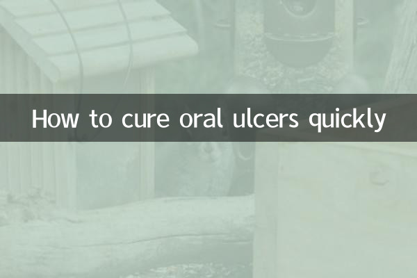Come curare rapidamente le ulcere orali