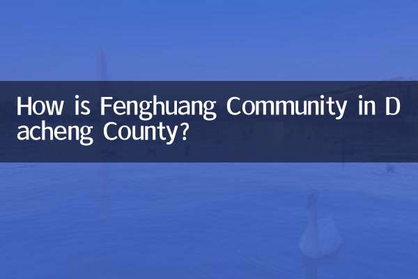 ডাচেং কাউন্টিতে ফেনহুয়াং সম্প্রদায় কেমন?