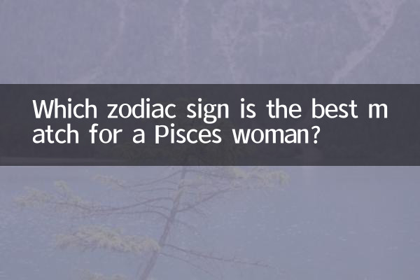 Which zodiac sign is the best match for a Pisces woman?