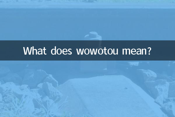 wowotou মানে কি?