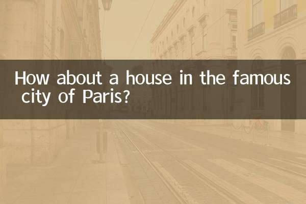How about a house in the famous city of Paris?