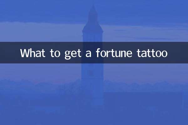 Cosa farsi un tatuaggio della fortuna