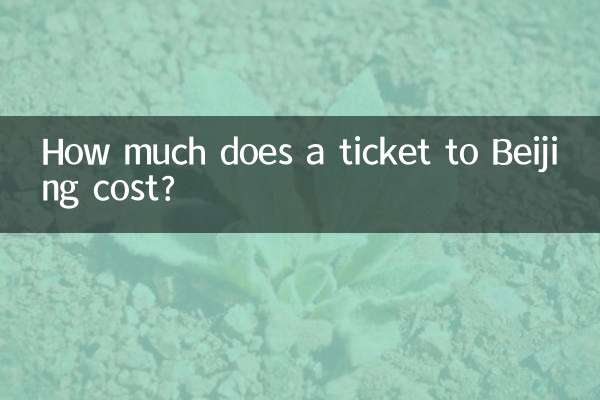 How much does a ticket to Beijing cost?