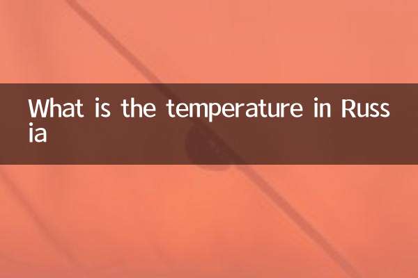 Wie hoch ist die Temperatur in Russland?