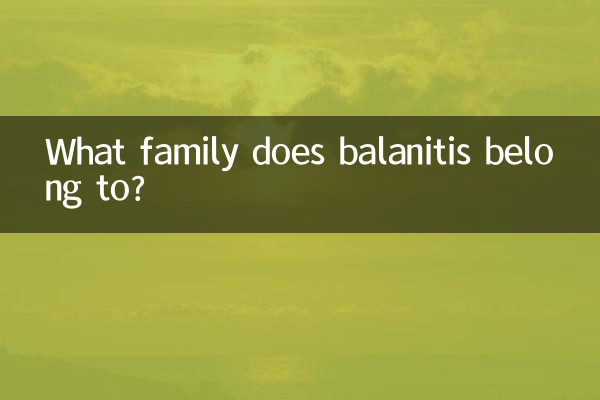 What family does balanitis belong to?
