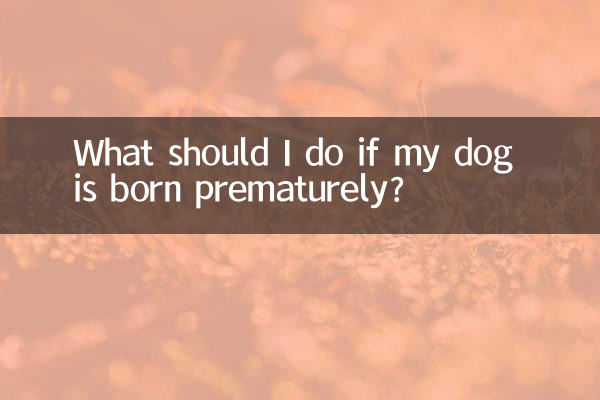 اگر سگم زودتر از موعد به دنیا بیاید چه کار کنم؟