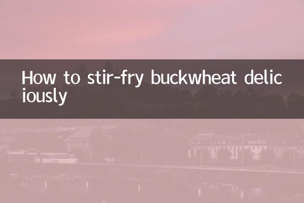 Como refogar deliciosamente o trigo sarraceno