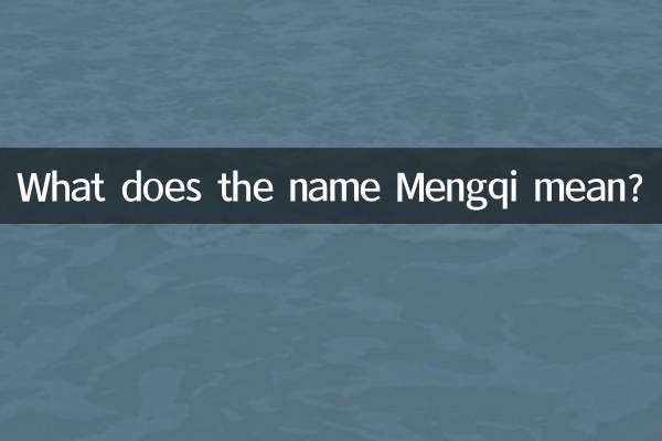 夢淇的名字含義是什麼