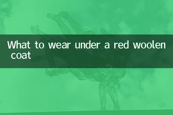 红色呢大衣里面穿什么