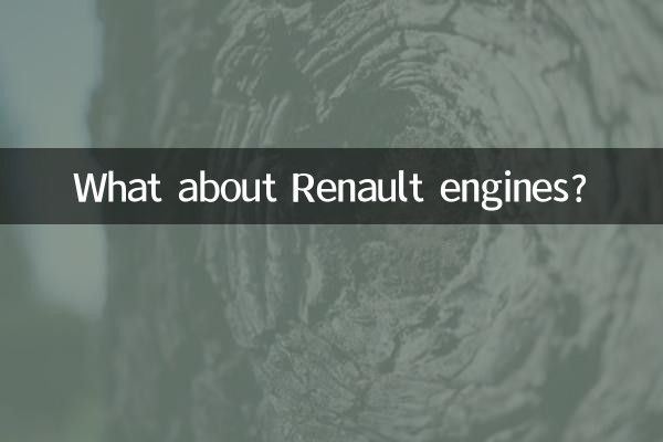 ¿Qué pasa con los motores Renault?