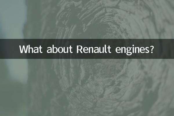 ¿Qué pasa con los motores Renault?