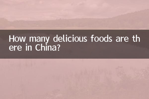 Quanti cibi deliziosi ci sono in Cina?