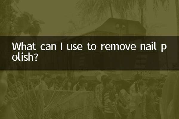 Cosa posso usare per rimuovere lo smalto?