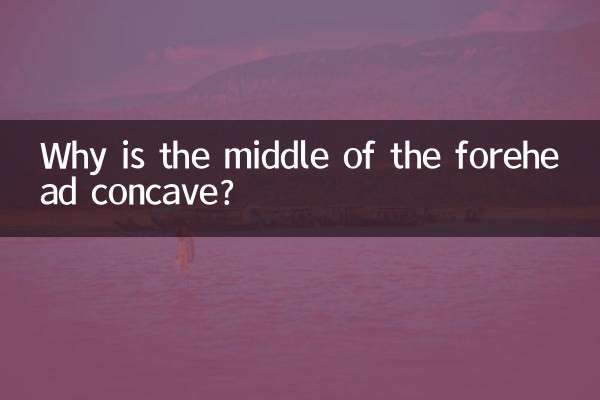 為什麼腦門中間凹下去