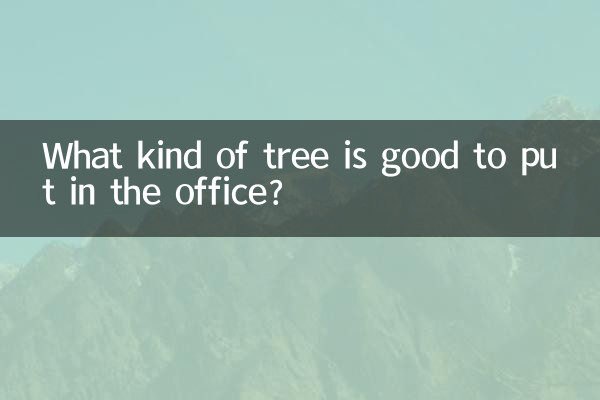 ऑफिस में किस तरह का पेड़ लगाना अच्छा रहता है?