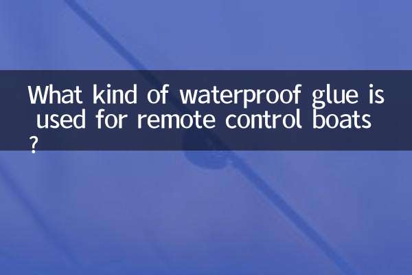 Welcher wasserfeste Kleber wird für ferngesteuerte Boote verwendet?