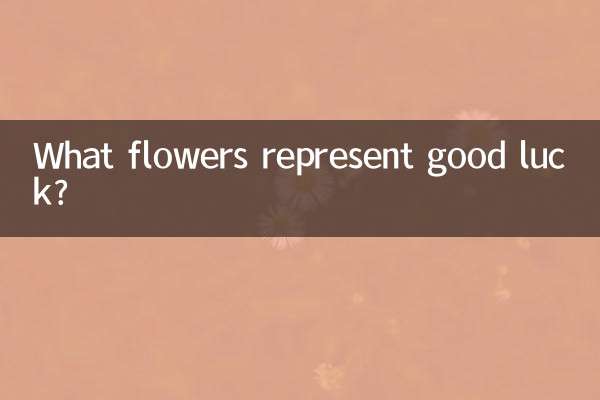 什么花代表着好运