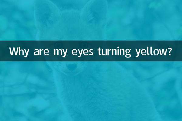 Por que meus olhos estão ficando amarelos?
