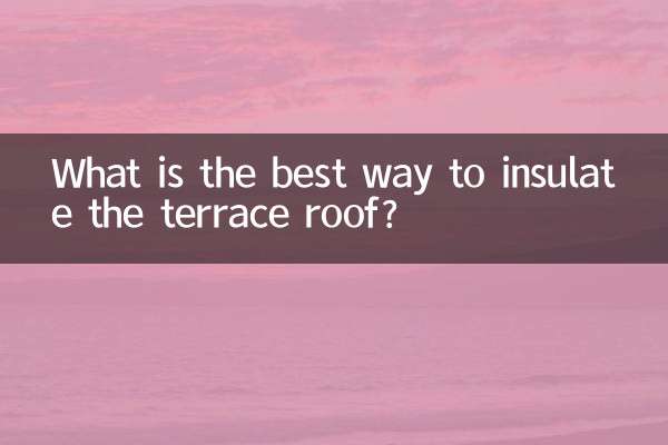 Wie dämmt man das Terrassendach am besten?