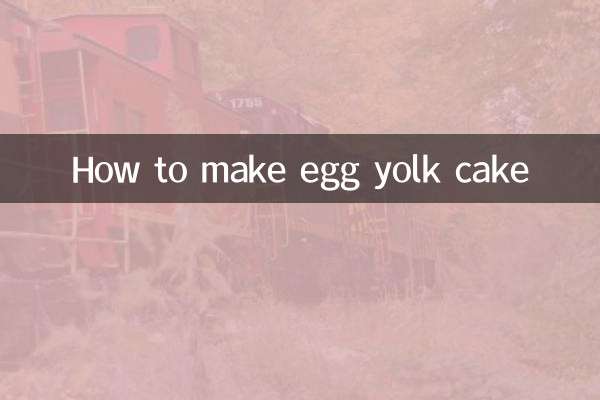 Wie man Eigelbkuchen macht