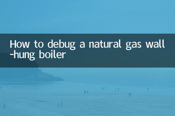 How to debug a natural gas wall-hung boiler