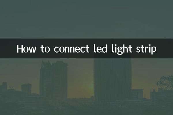 Como conectar a faixa de luz LED