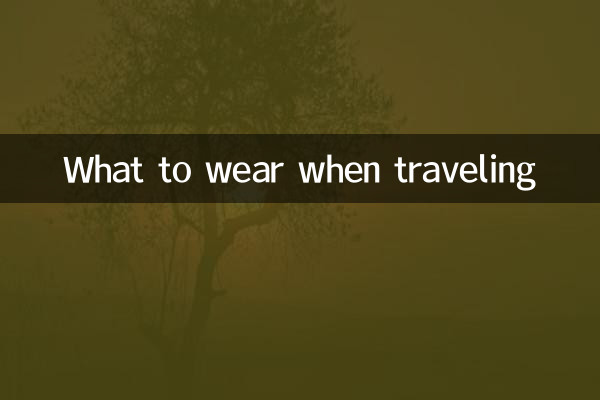 旅行中に何を着るべきか