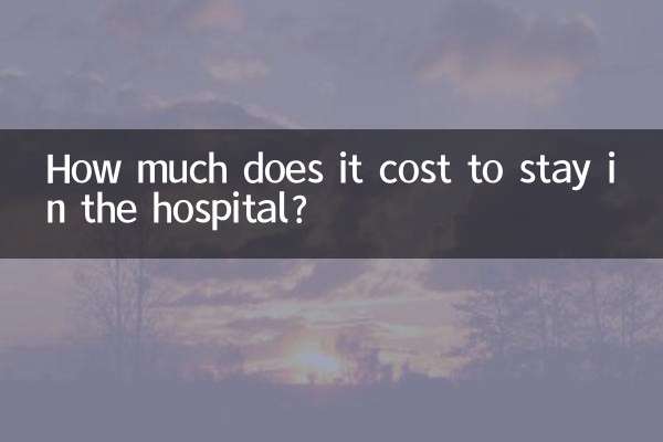 Combien coûte un séjour à l’hôpital ?