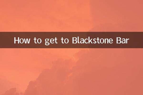 Como chegar ao Blackstone Bar