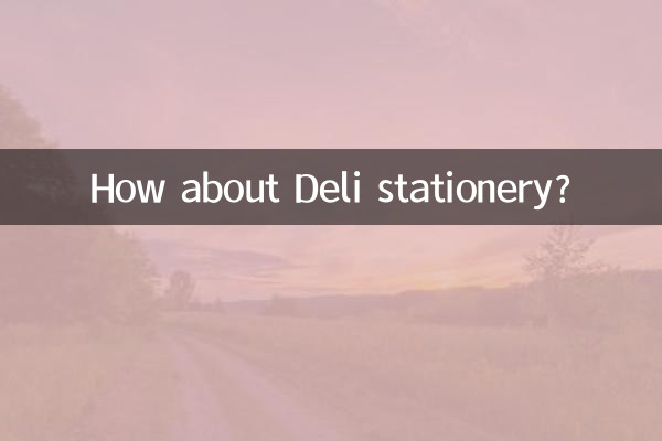 How about Deli stationery?