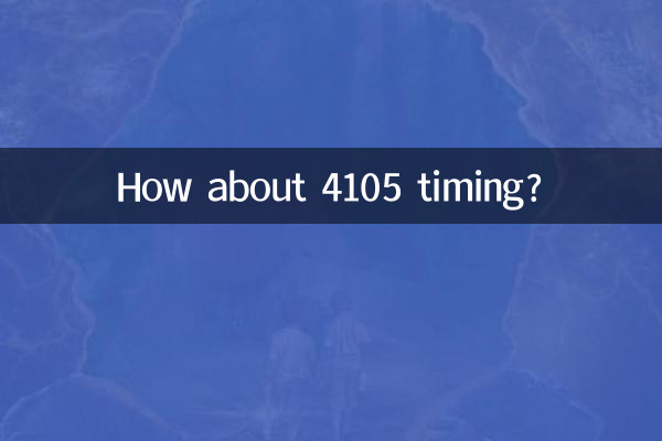 4105 टाइमिंग के बारे में क्या ख्याल है?