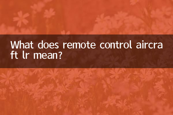 リモコン飛行機 lr とはどういう意味ですか?
