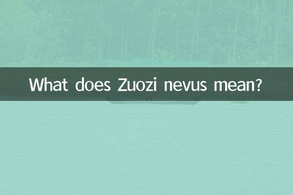 ¿Qué significa el nevo de Zuozi?