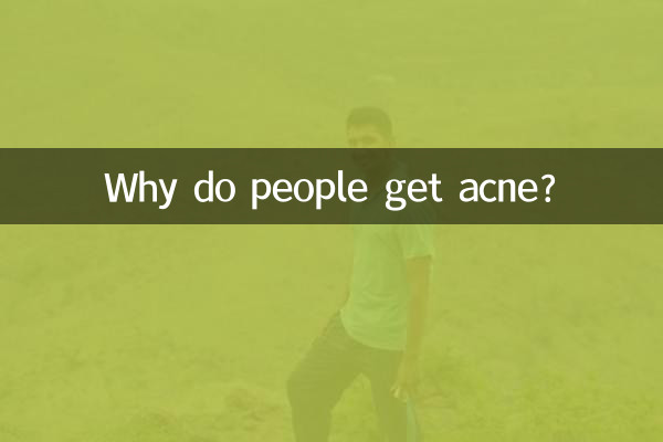 Por que as pessoas têm acne?