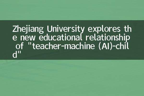 Die Zhejiang University untersucht die neue Bildungsbeziehung von 