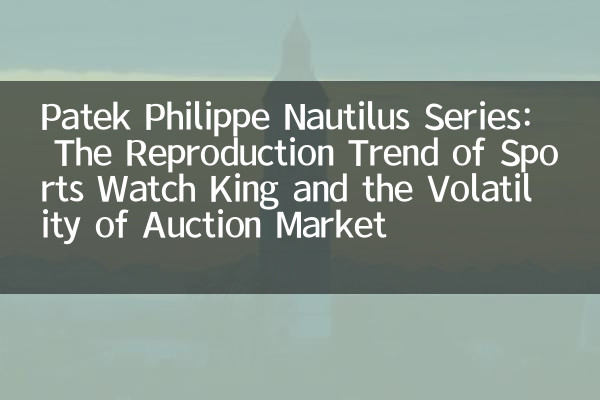 Patek Philippe Nautilus -Serie: Der Reproduktionstrend des Sports Watch King und die Volatilität des Auktionsmarktes