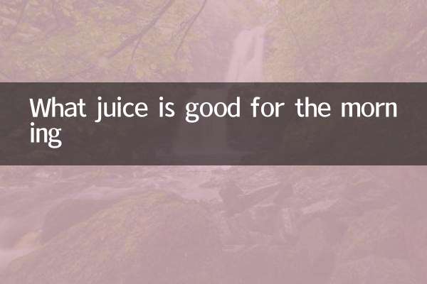 Que suco é bom para a manhã